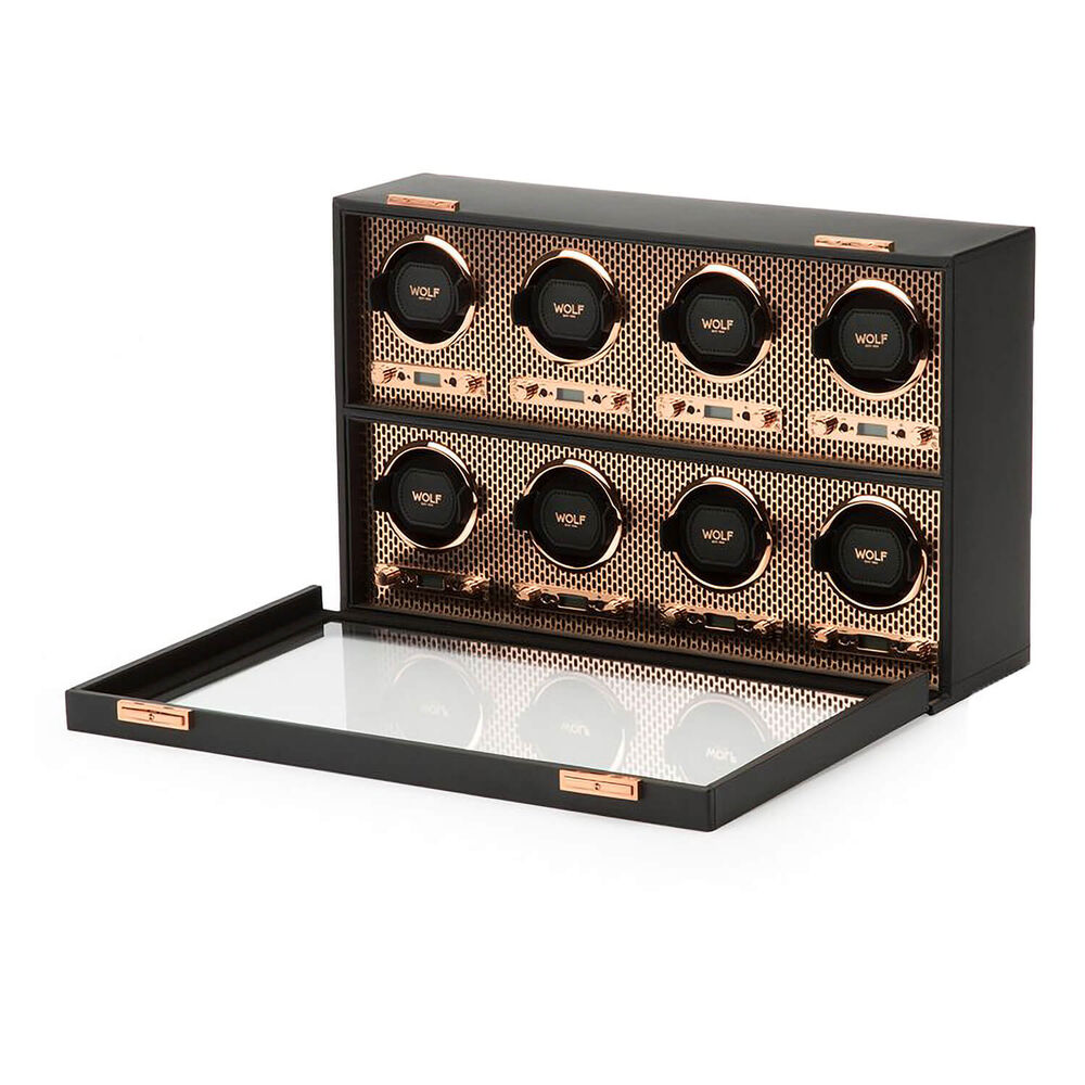 WOLF AXIS 8pc Copper Watch Winder image number 1