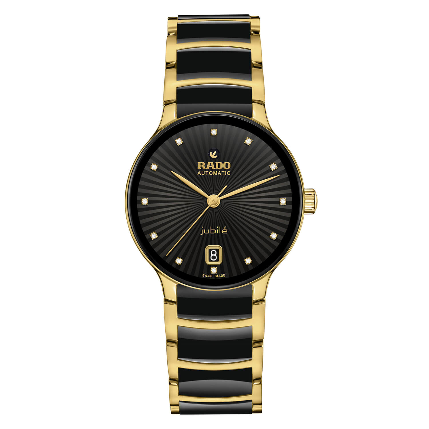 Rado women's black ceramic watch top