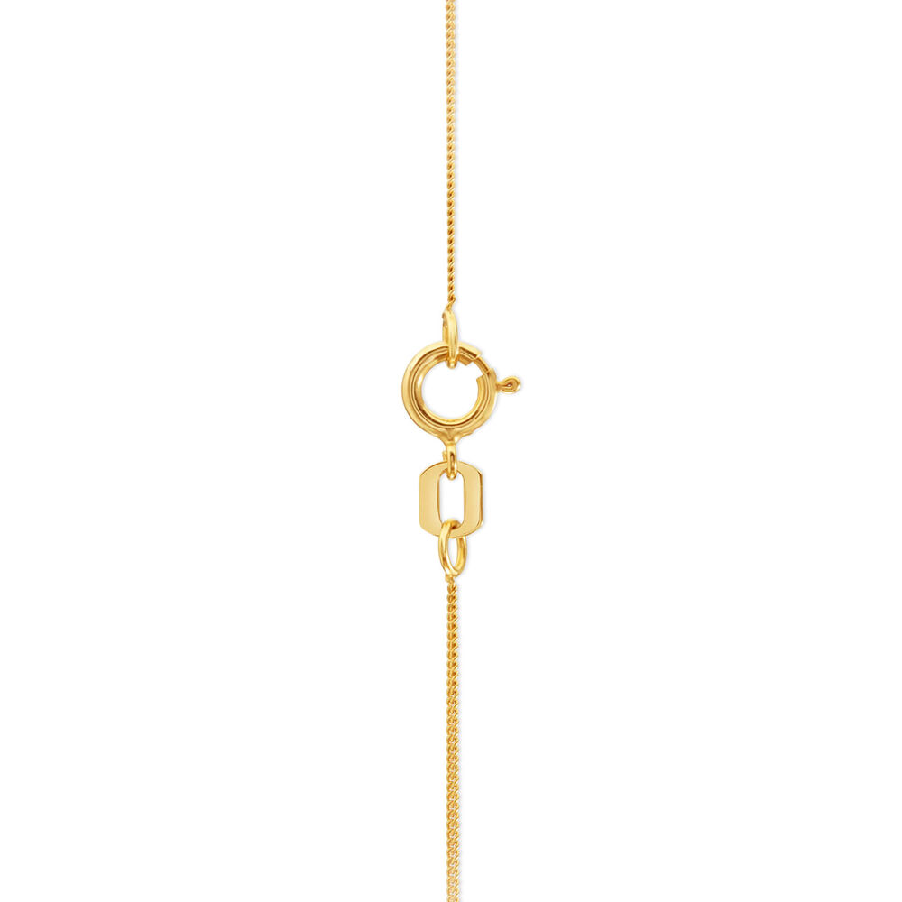 9ct Yellow Gold Cubic Zirconia Set Star Pendant image number 2