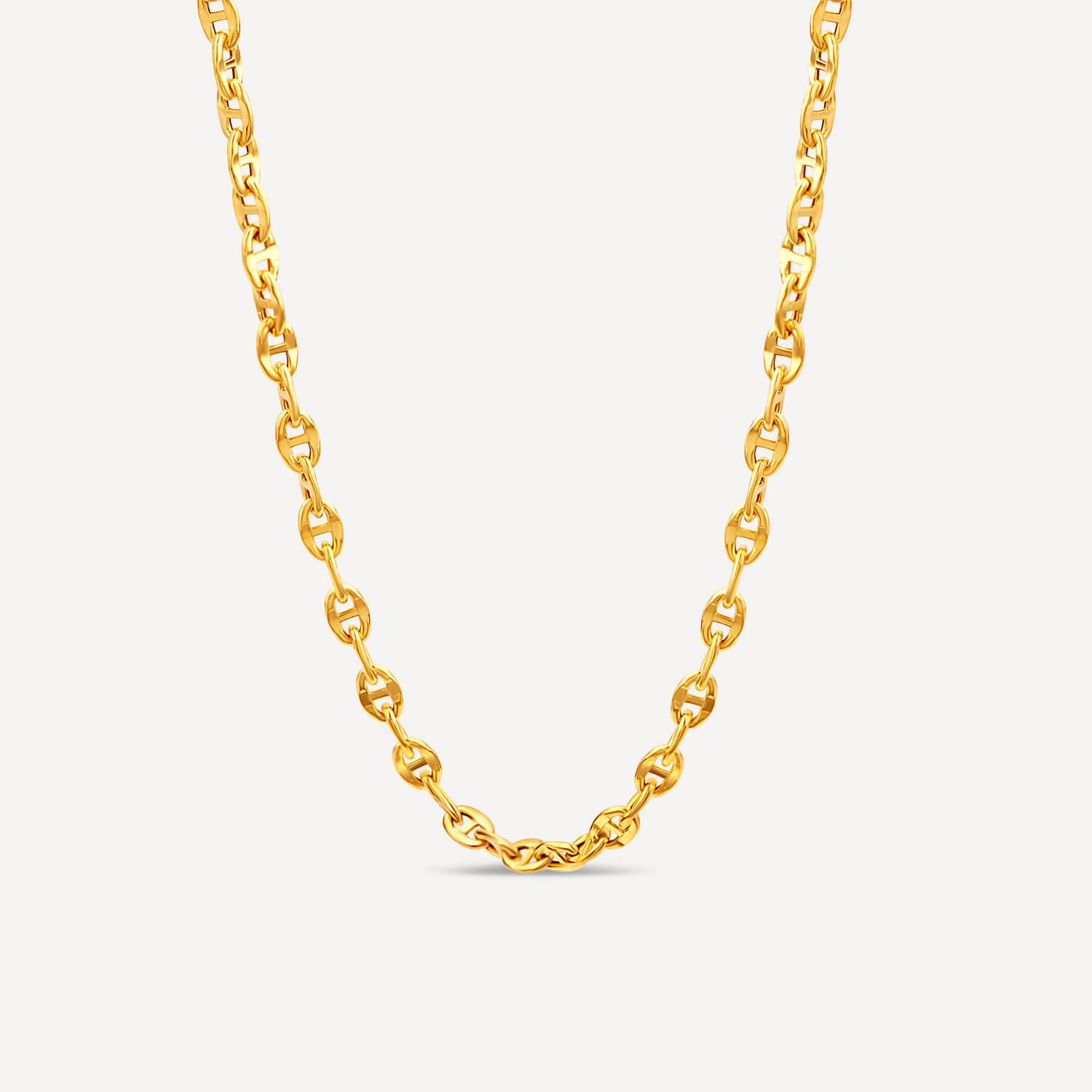 9ct Yellow Gold Gucci Style Link 16 Chain Necklace