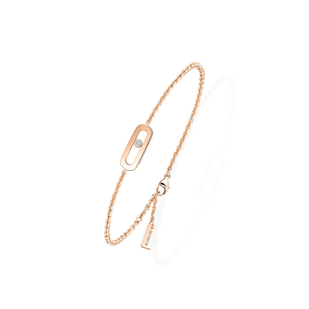 Messika Move Uno 0.02c Diamond Rose Gold Bracelet