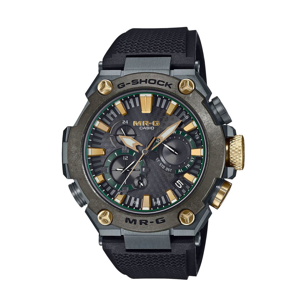 G-SHOCK MR-G 54.7mm Blue-Green Dial Titanium Bracelet Watch image number 0