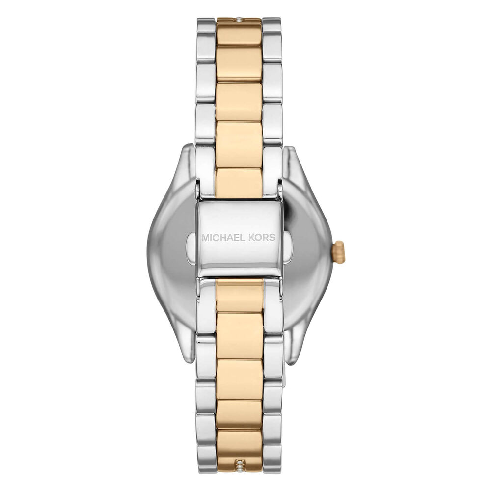 Michael Kors Lauryn Stainless Steel Two Tone Quartz Ladies Watch image number 1