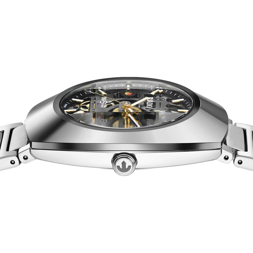Rado Diastar 38mm Skeleton Dial Steel Case Bracelet Watch image number 2