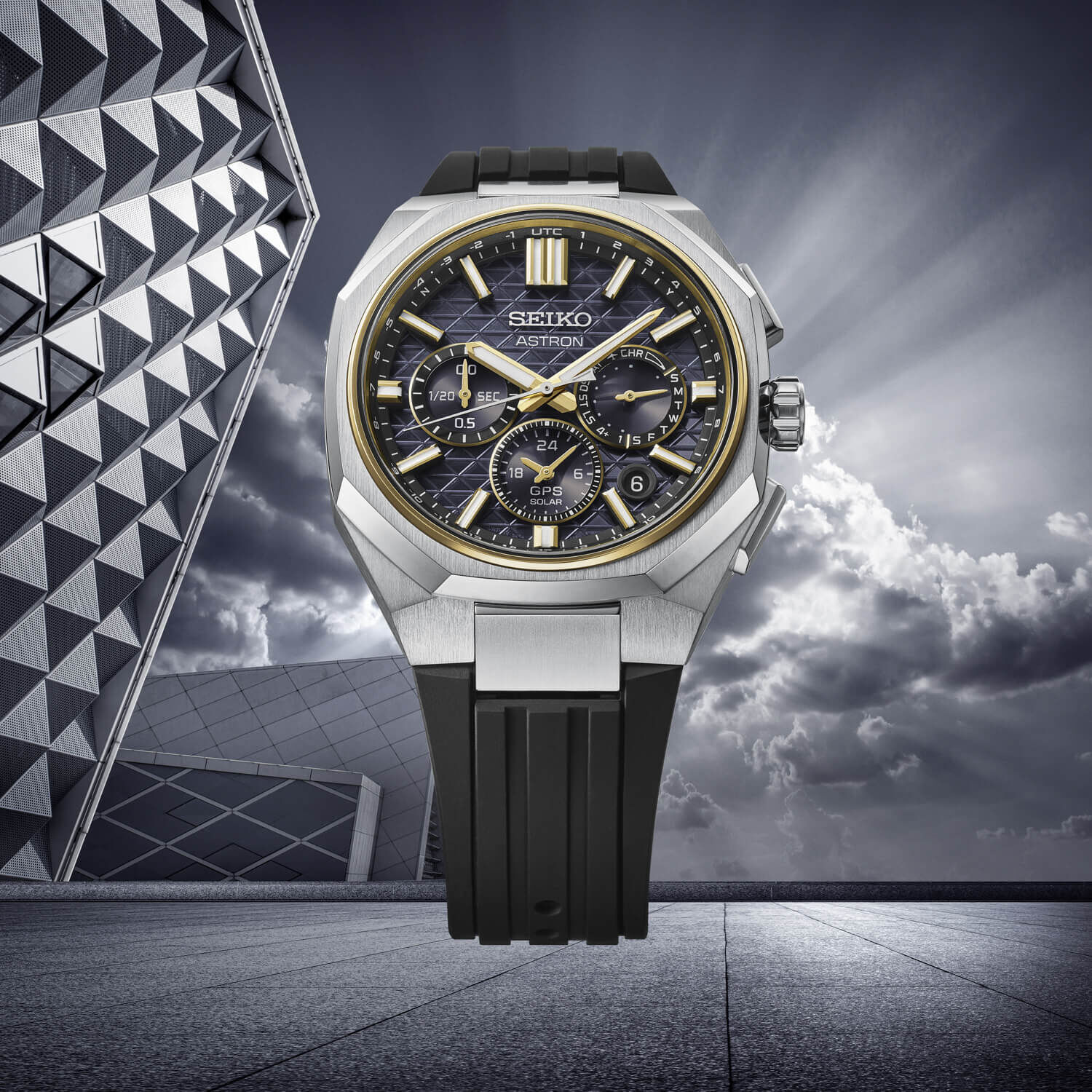 Seiko Astron 'Tesselate' 5X63 Celestial Gold Watch