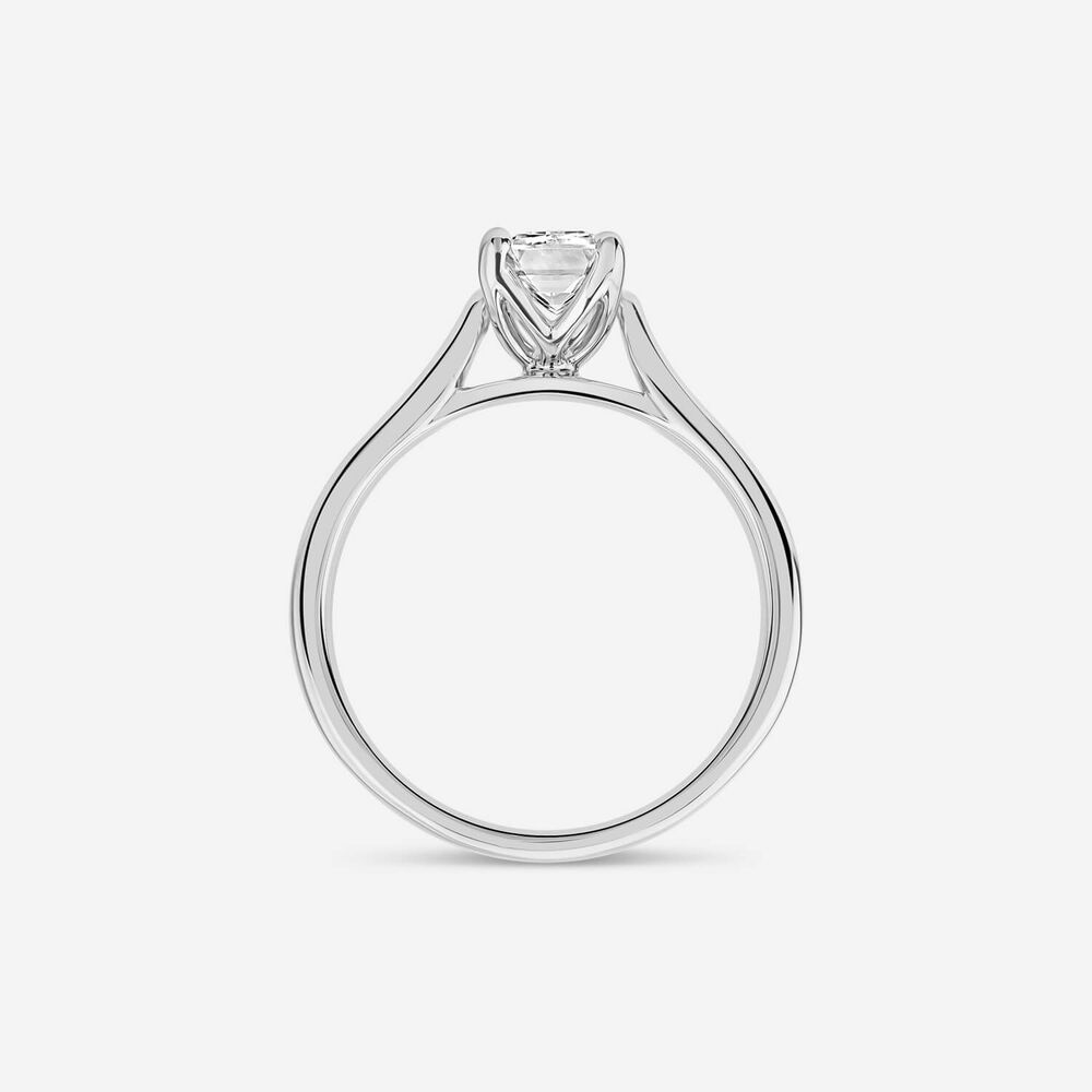 Born Platinum 1.20ct Lab Grown Emerald Cut Diamond Ring image number 3