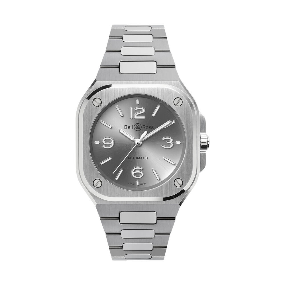 Bell & Ross BR-05 36mm Grey Dial Stainless Steel Bracelet Watch