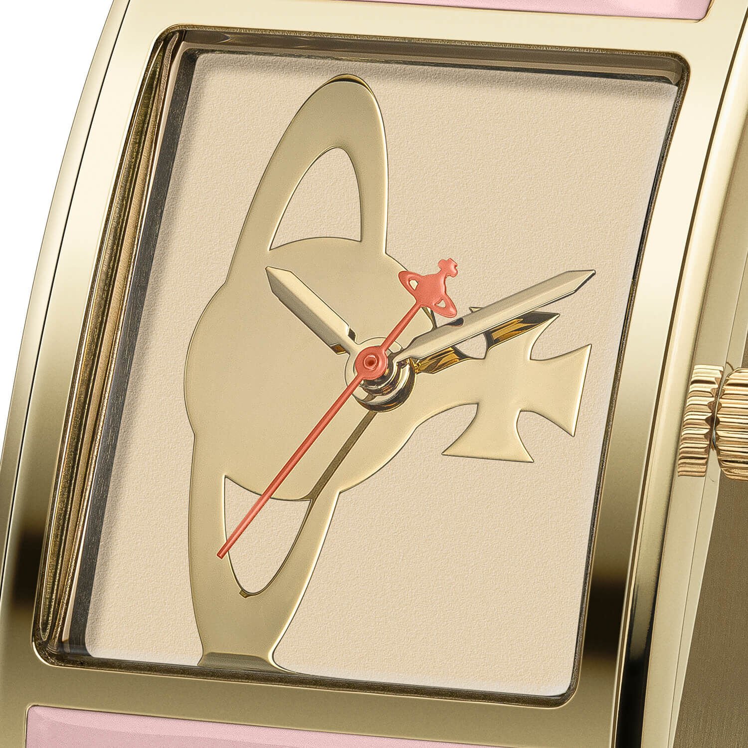 VW Belvoir Pink Dial Pink/Gold Bangle Watch