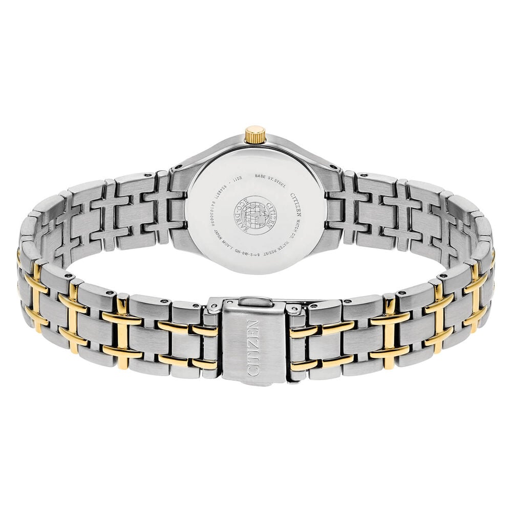 Citizen Eco-Drive Silhouette ladies' two-tone bracelet watch image number 3