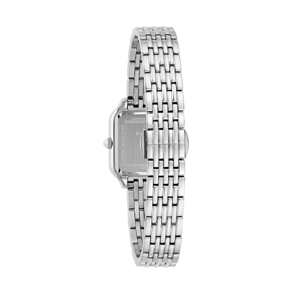 Bulova Sutton 23mm Mother of Pearl Dial Stainless Steel Bracelet Watch