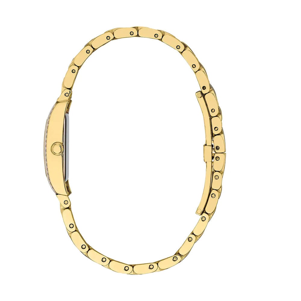 Citizen Petite Palidoro 28x14mm Mother of Pearl Dial Gold Tone Steel Bracelet Watch