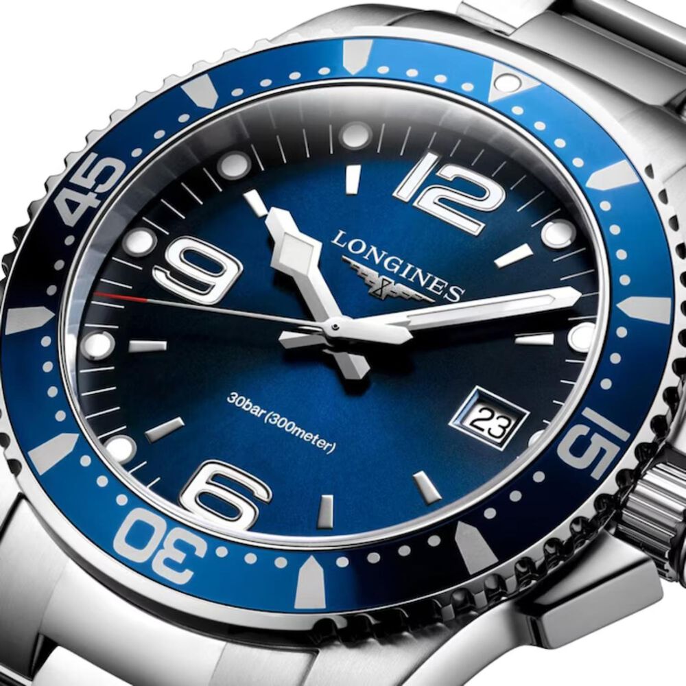 Longines HydroConquest 41mm Blue Dial Stainless Steel Bracelet Watch image number 1