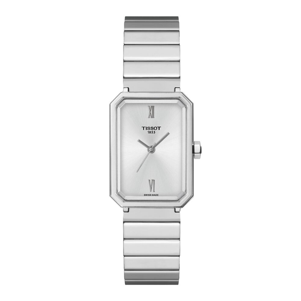 Tissot SRV 21.8mm Silver Dial Stainless Steel Bracelet Watch