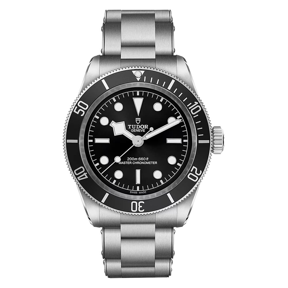 TUDOR Black Bay 41 Black Dial & Bezel 3-Link Steel Bracelet Watch