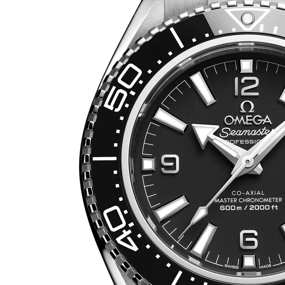 OMEGA Seamaster Planet Ocean 600M 42mm Black Dial Black Bezel Rubber Strap Watch