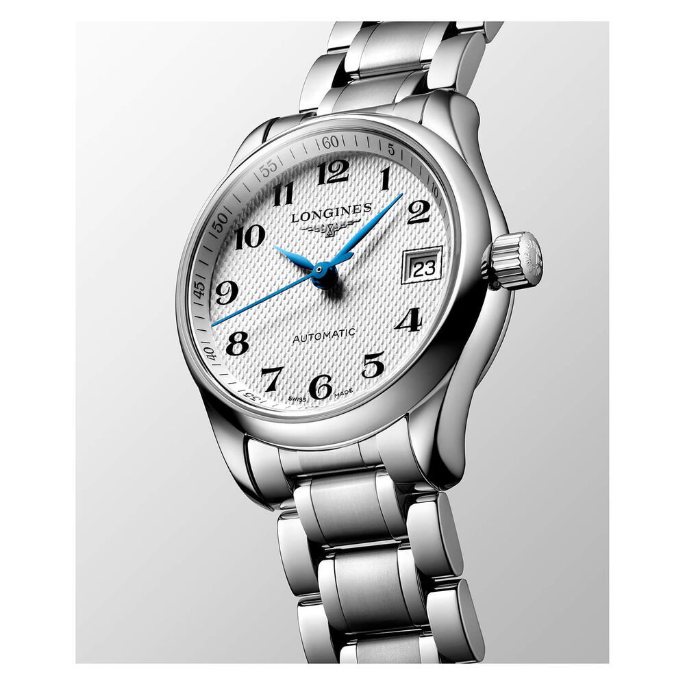 Longines Master Collection Collection Automatic White Steel Case Bracelet Watch image number 4