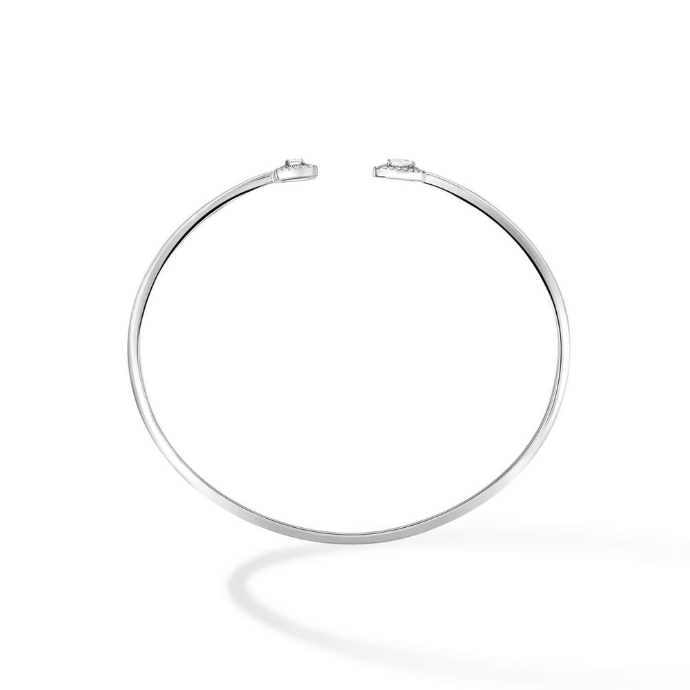 Messika My Twin Toi & Moi Thin 18ct White Gold 0,35ct Diamond Bracelet