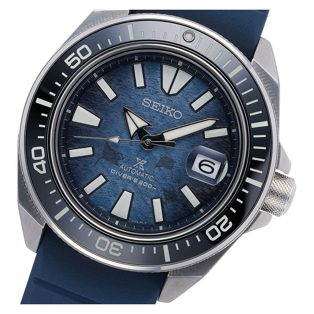 Seiko Prospex Save the Ocean Sting Ray 43.8mm Steel Case Rubber Watch image number 4
