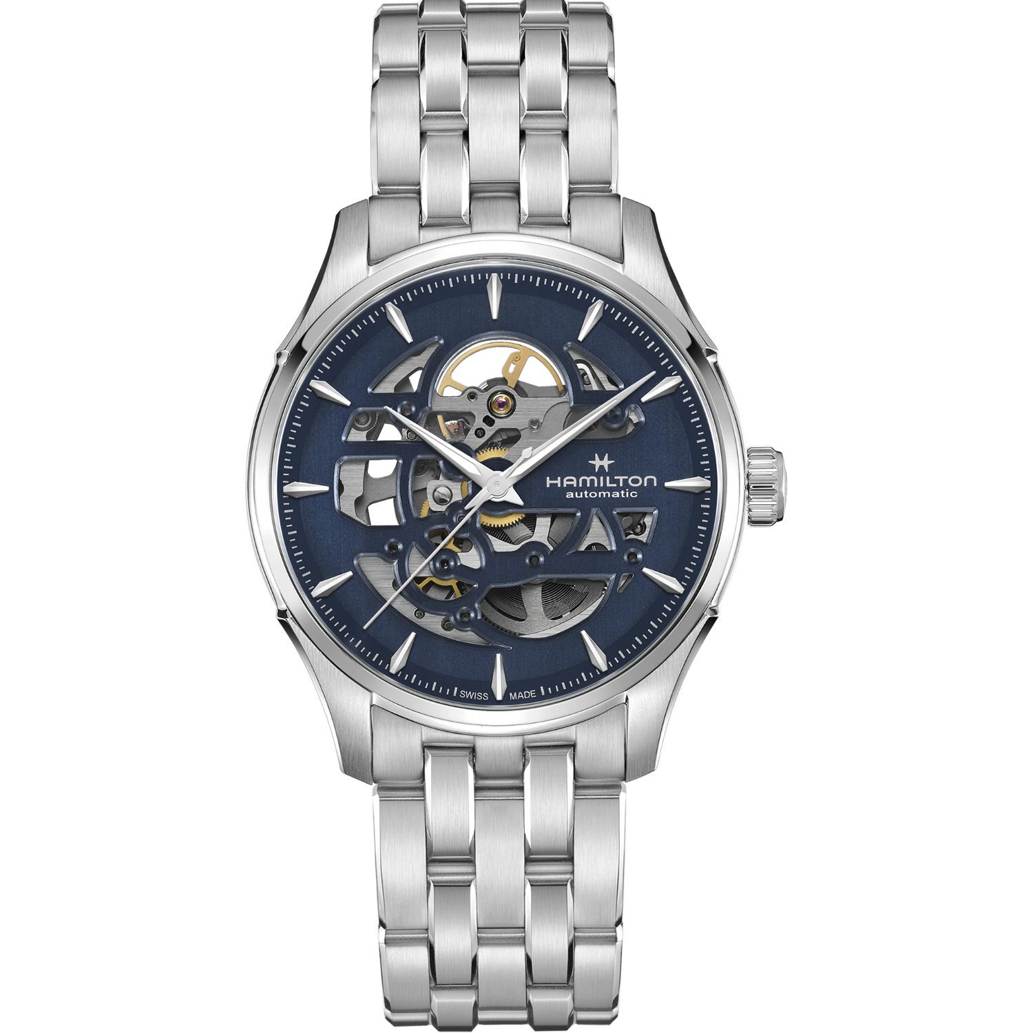 Hamilton jazzmaster sales blue dial