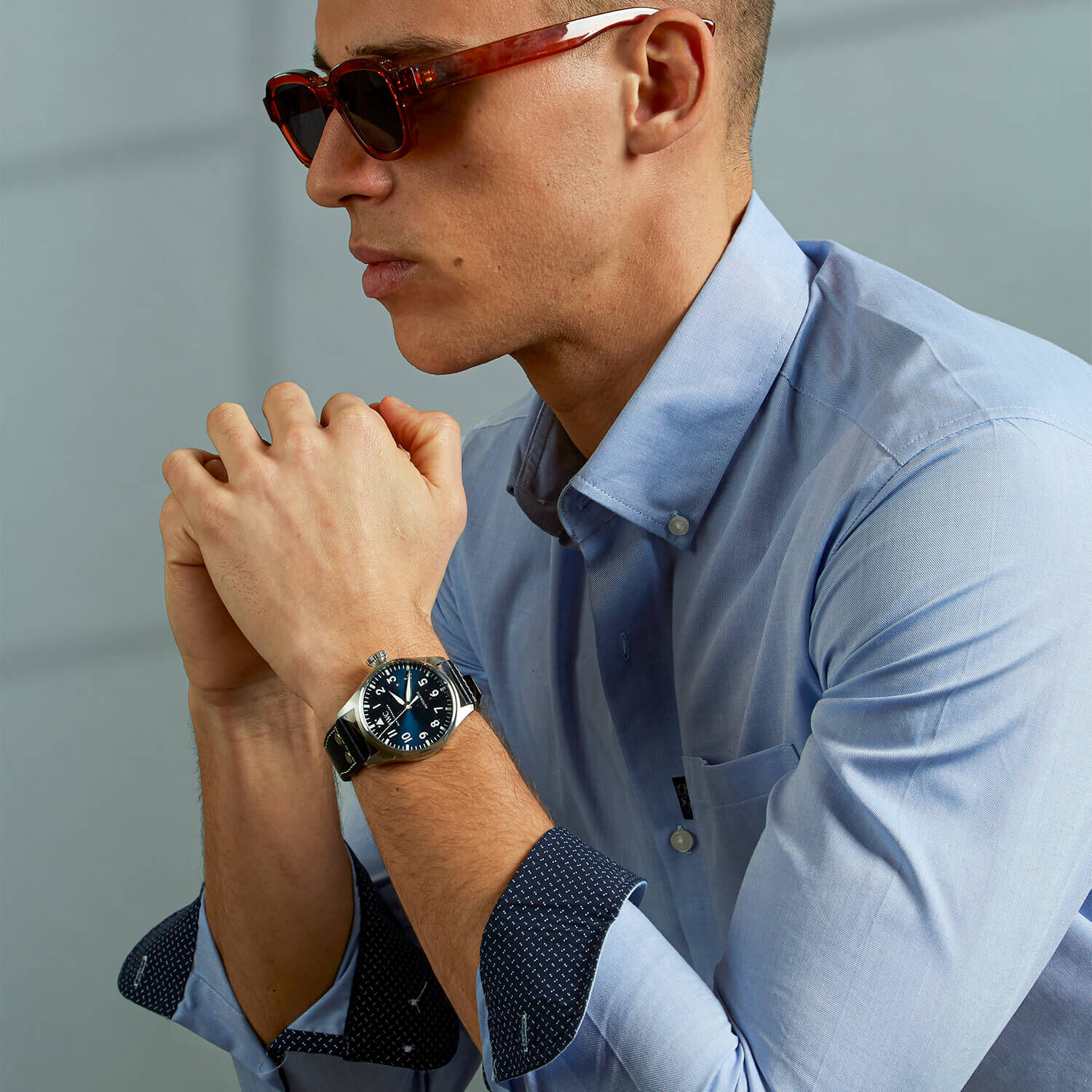 Iwc big pilot blue dial hotsell