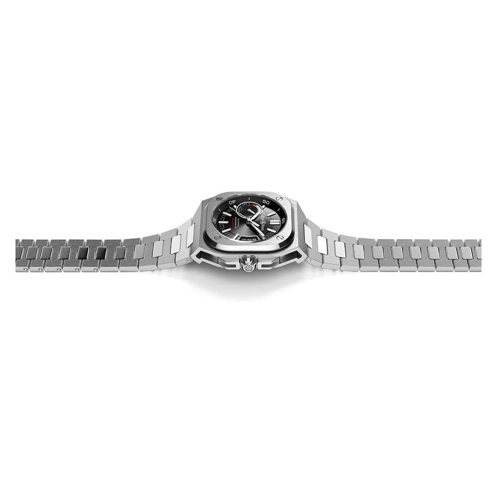 Bell & Ross BRX5 41mm Black Dial Steel Bracelet Watch image number 2