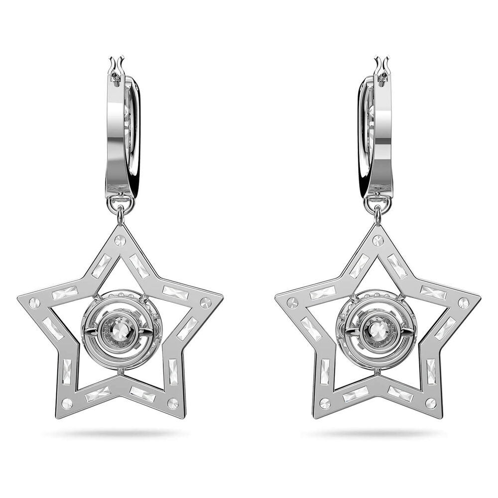 Swarovski Stella Cubic Zirconia Star Drop Earrings image number 3
