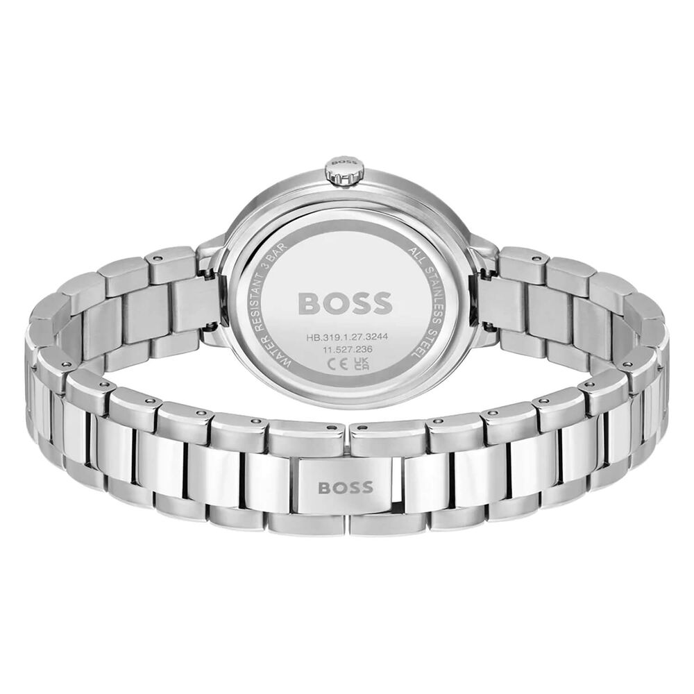 BOSS Sena 34mm Pink Dial Steel Bracelet Watch image number 2