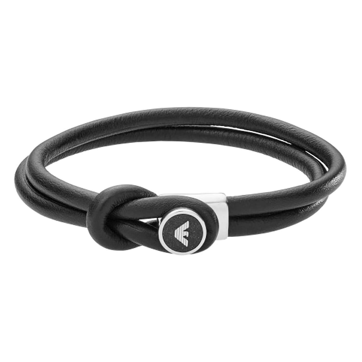Amazon.com: Emporio Armani [Emporio Armani] Bracelet egs1624 BK 1P Mark  Bracelet for Men Black: Clothing, Shoes & Jewelry