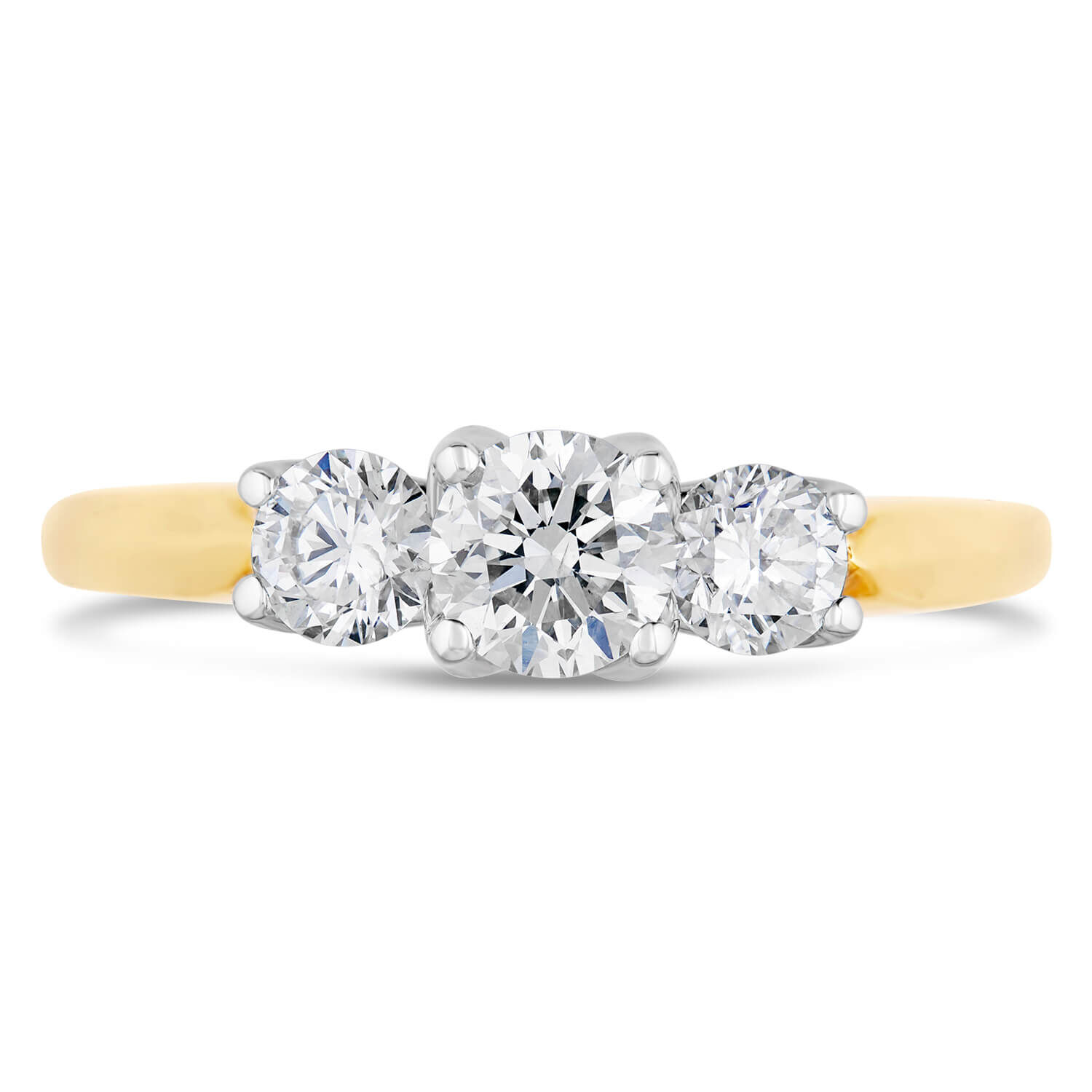 Michael hill three sale stone engagement rings