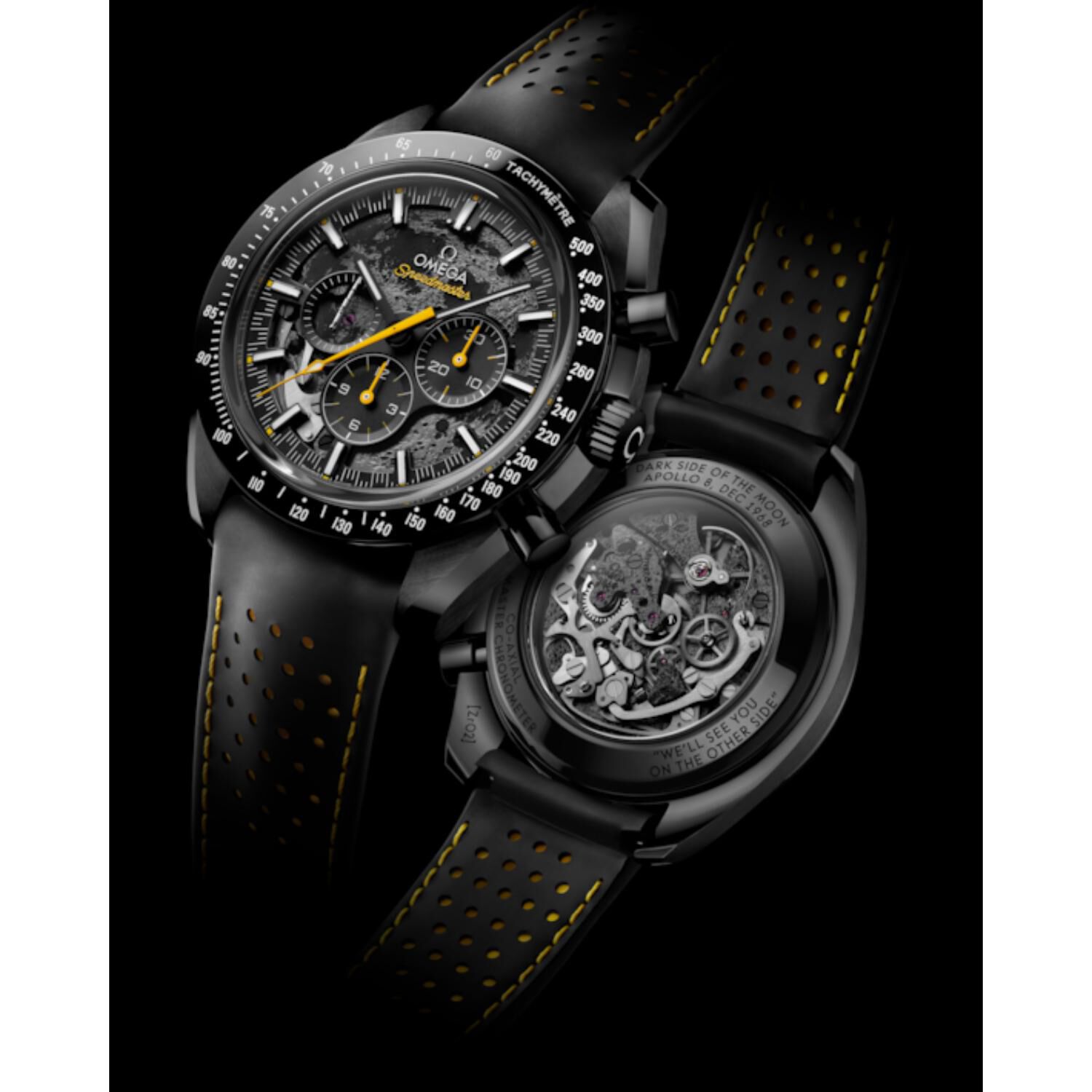 Speedmaster Moonwatch Apollo 8 Dark Side Of The Moon 44.25mm Mens Watch  O31092445001001