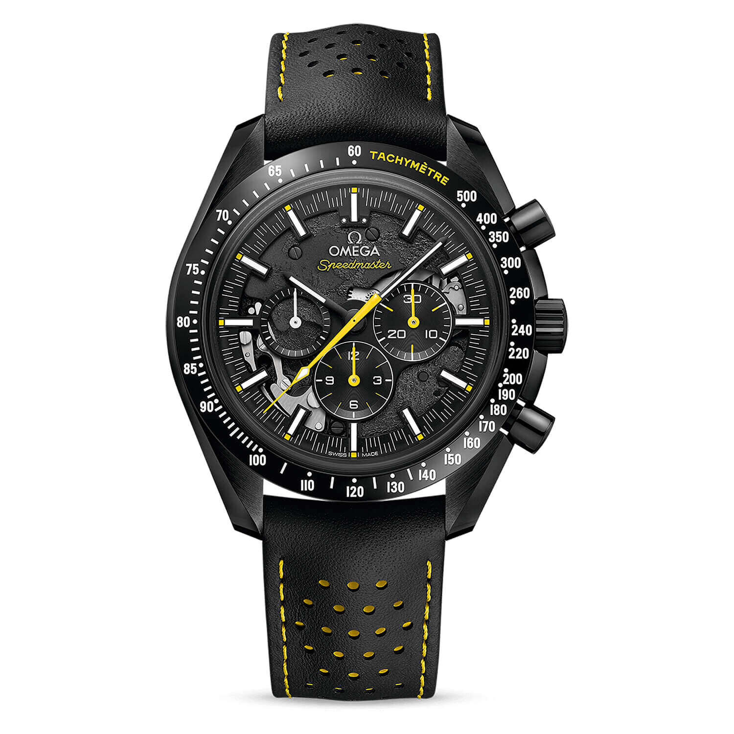 OMEGA Speedmaster Dark Side of the Moon Apollo 8 44.25mm Dial Case Strap Watch