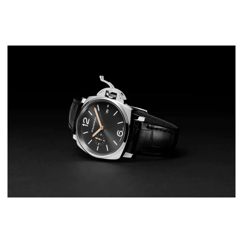 Panerai Luminor Due 42mm Black Dial Strap Watch image number 4