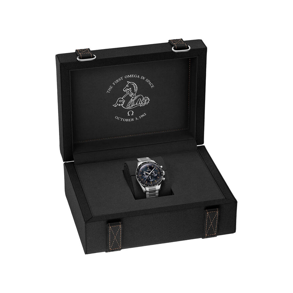 OMEGA Speedmaster Anniversary Series 'First OMEGA in Space’ 39.7mm Dial Steel Bracelet Watch image number 6