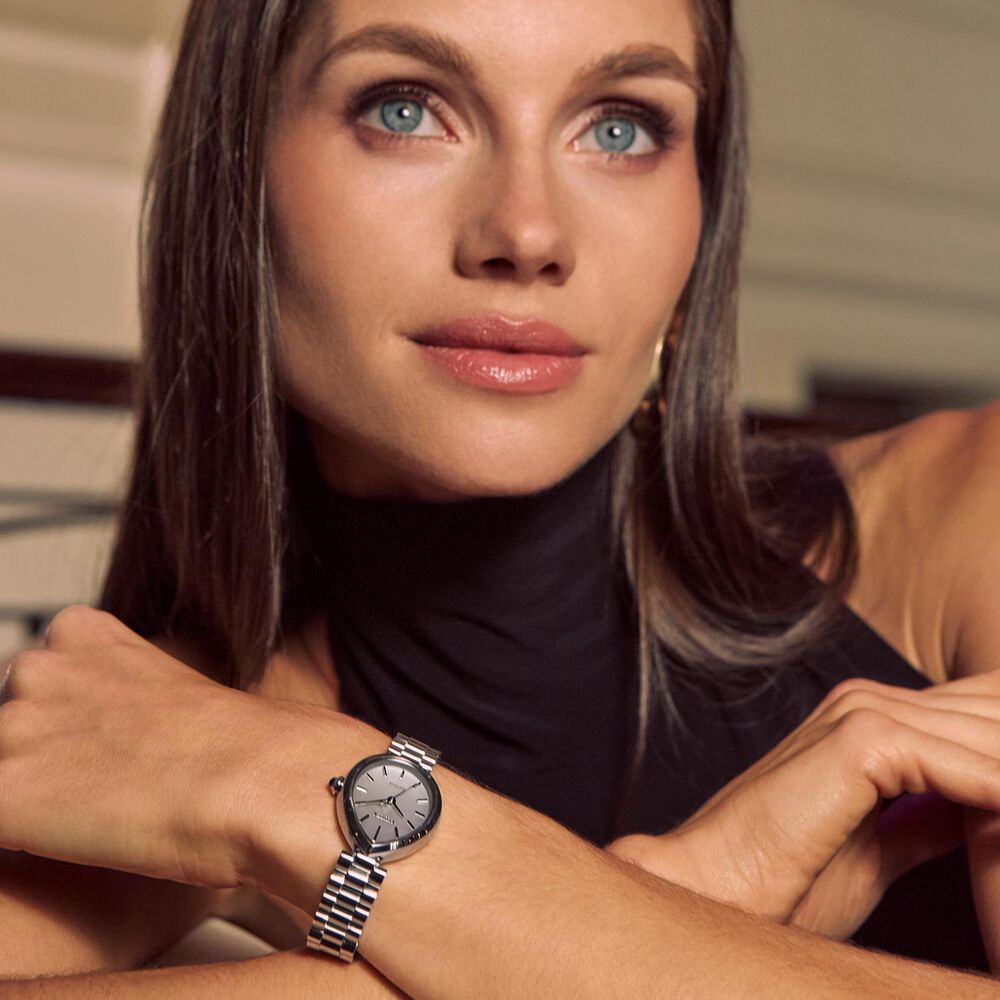 Citizen L Rainell 26x31mm Silver Dial Stainless Steel Bracelet Watch image number 5