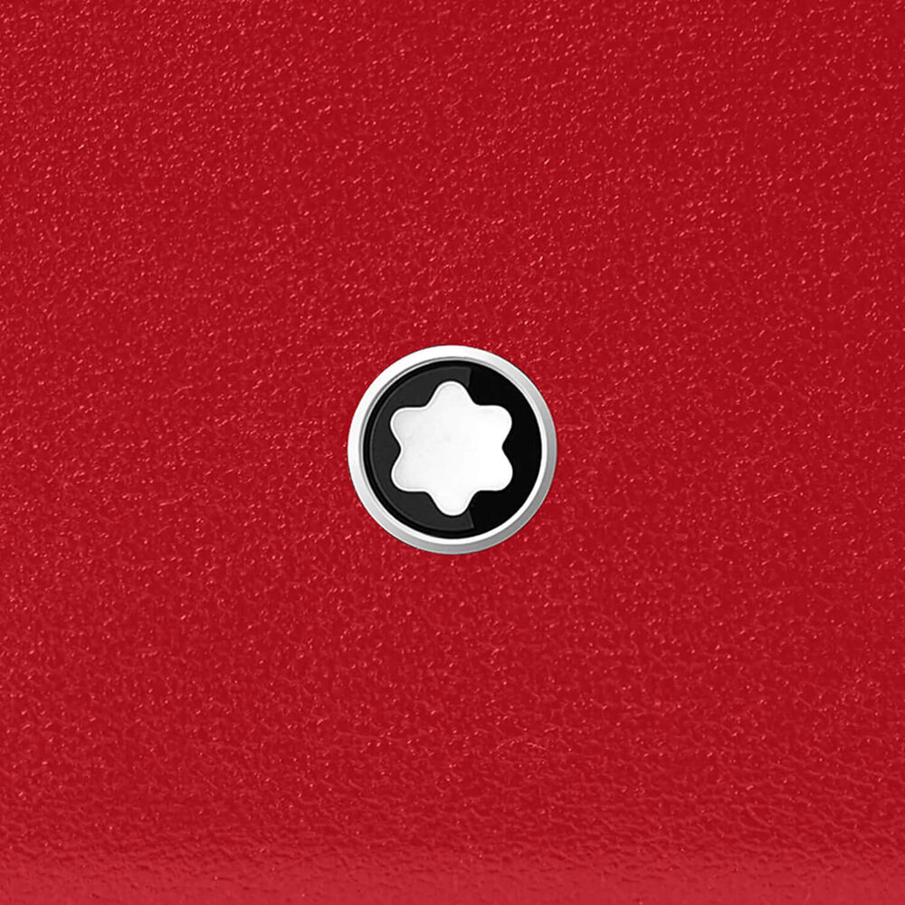 Montblanc Meisterstück Red Leather 3cc Card Holder