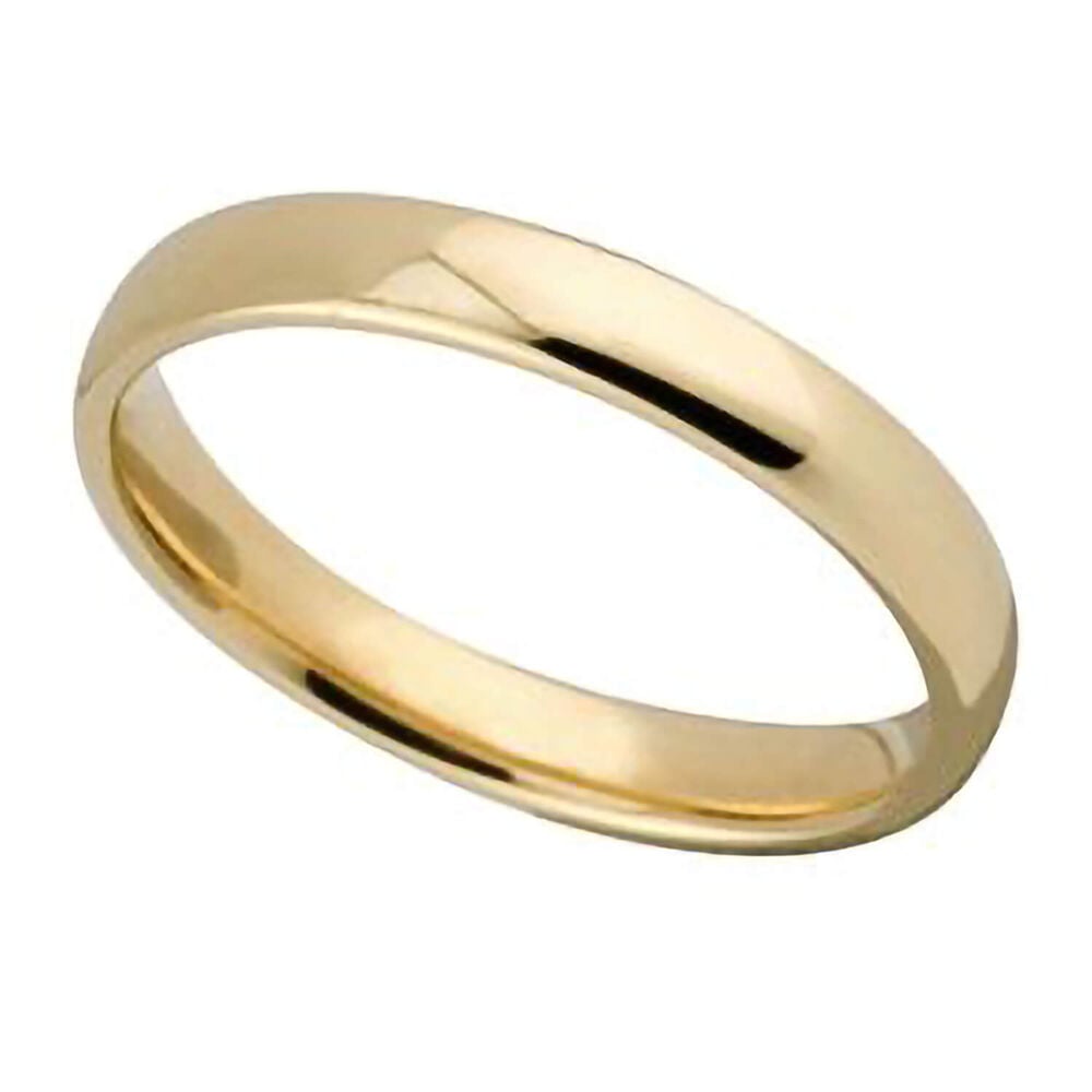 Ladies' 18ct gold 3mm superior court wedding ring