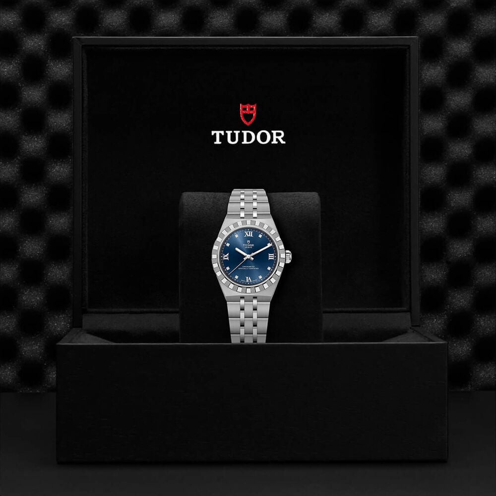 TUDOR Royal 30mm Blue Dial Stainless Steel Bracelet Watch