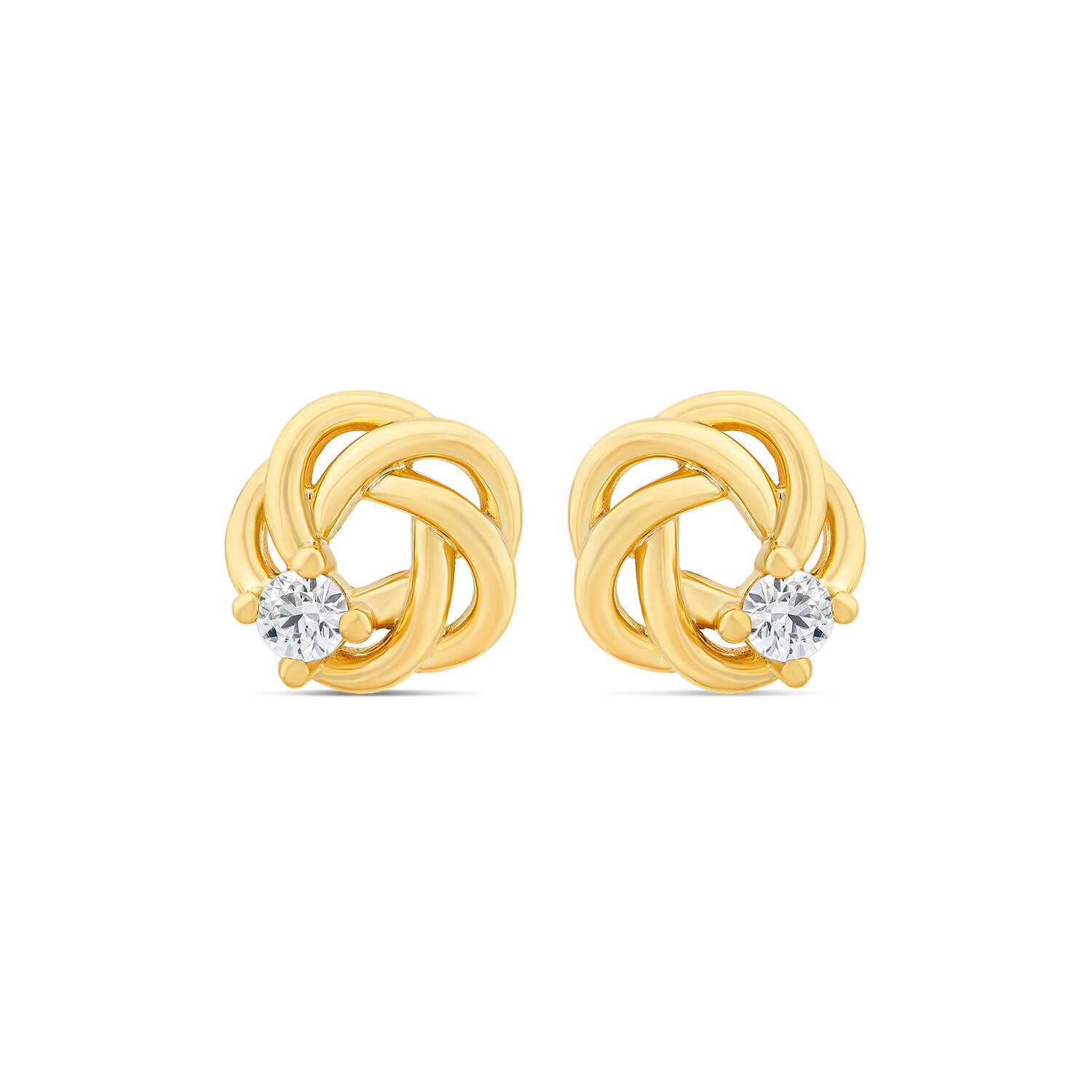 9ct gold cubic zirconia earrings on sale
