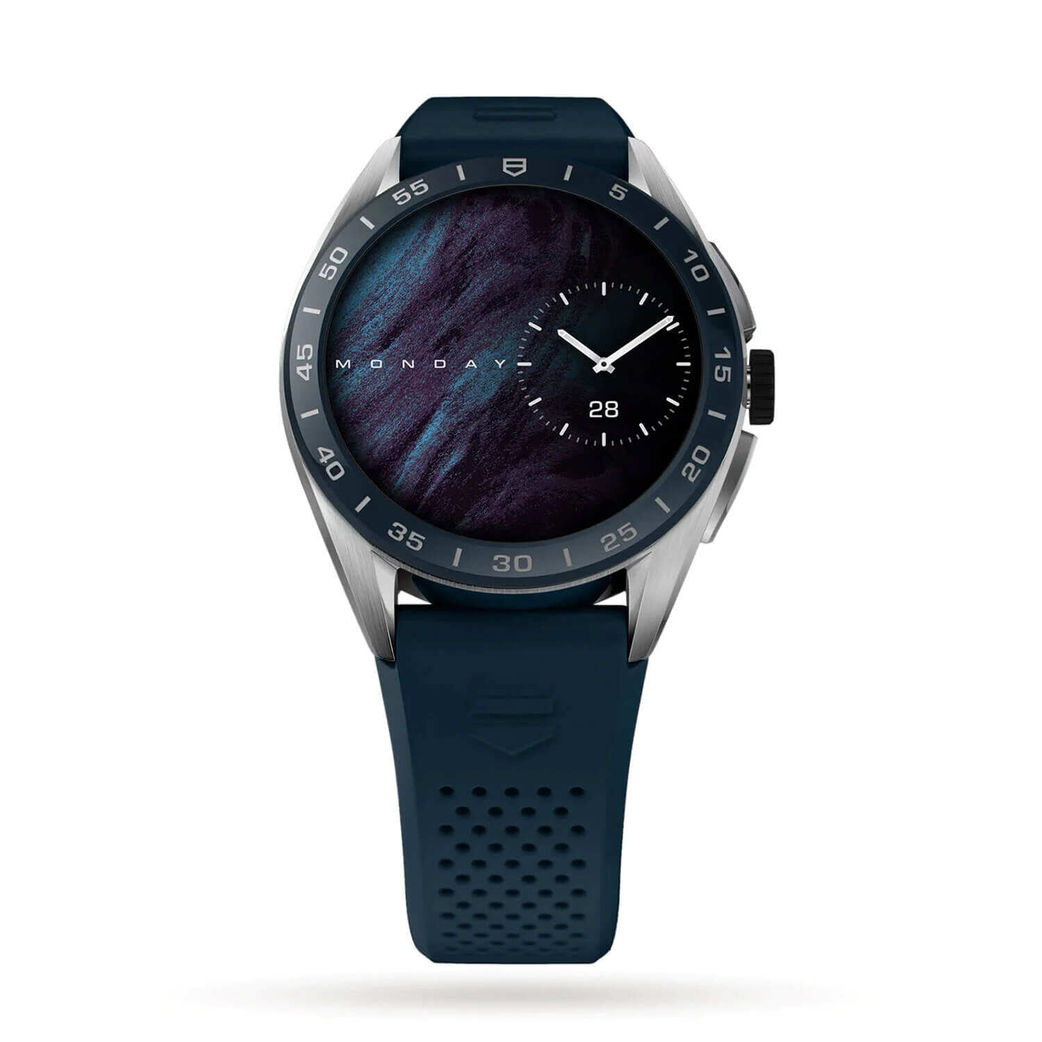 TAG Heuer Connected 45mm Touch Screen Blue Strap Watch