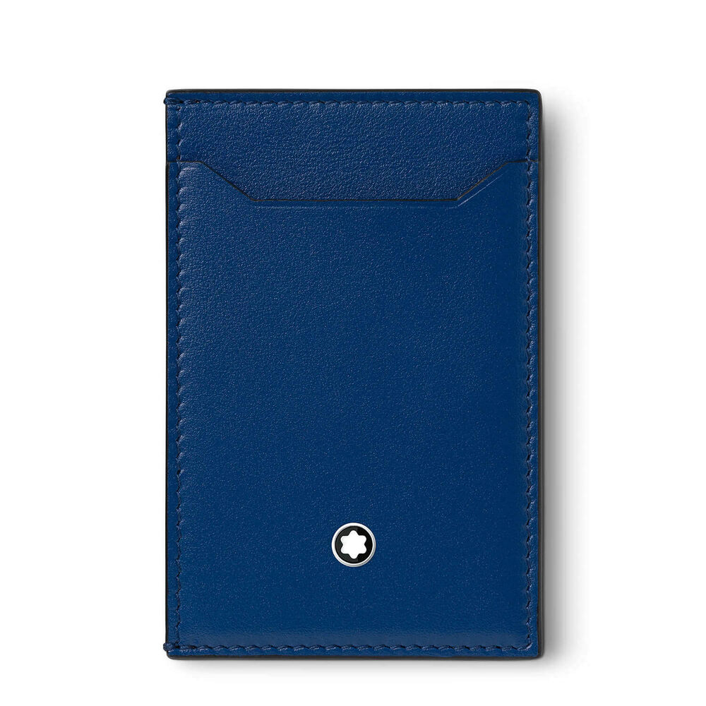 Montblanc Meisterstück Blue Leather 3cc Card Holder