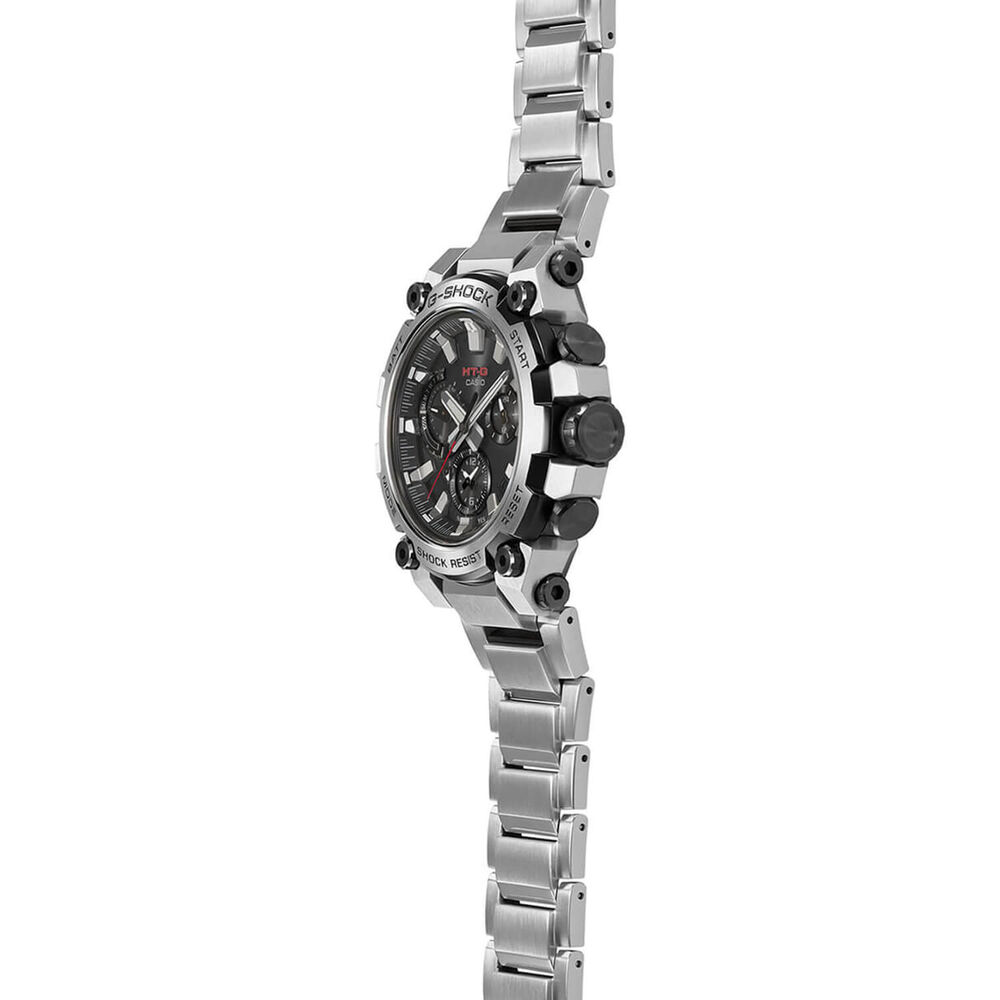 G-SHOCK MT-G 51.9mm Black Dial Steel Bracelet Watch image number 4