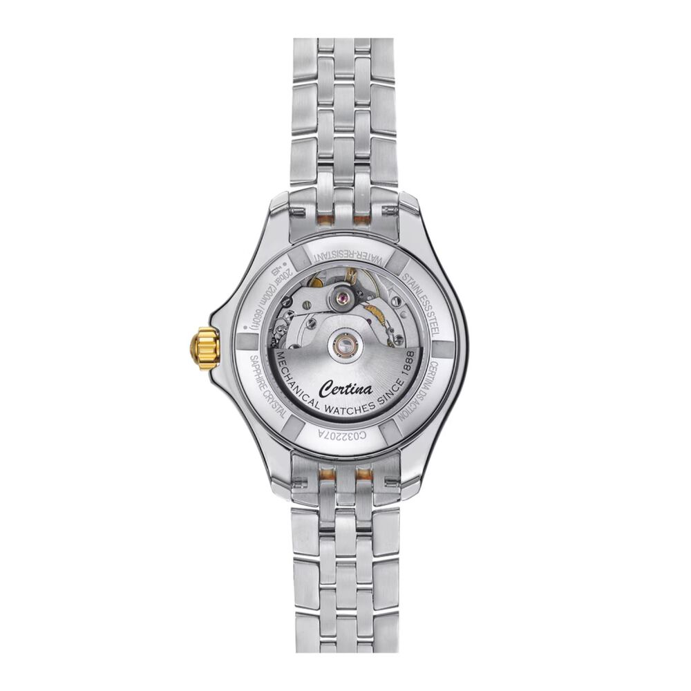 Certina DS Action Lady Powermatic 80 29mm Dark Mother of Pearl Dial Steel Bracelet Watch