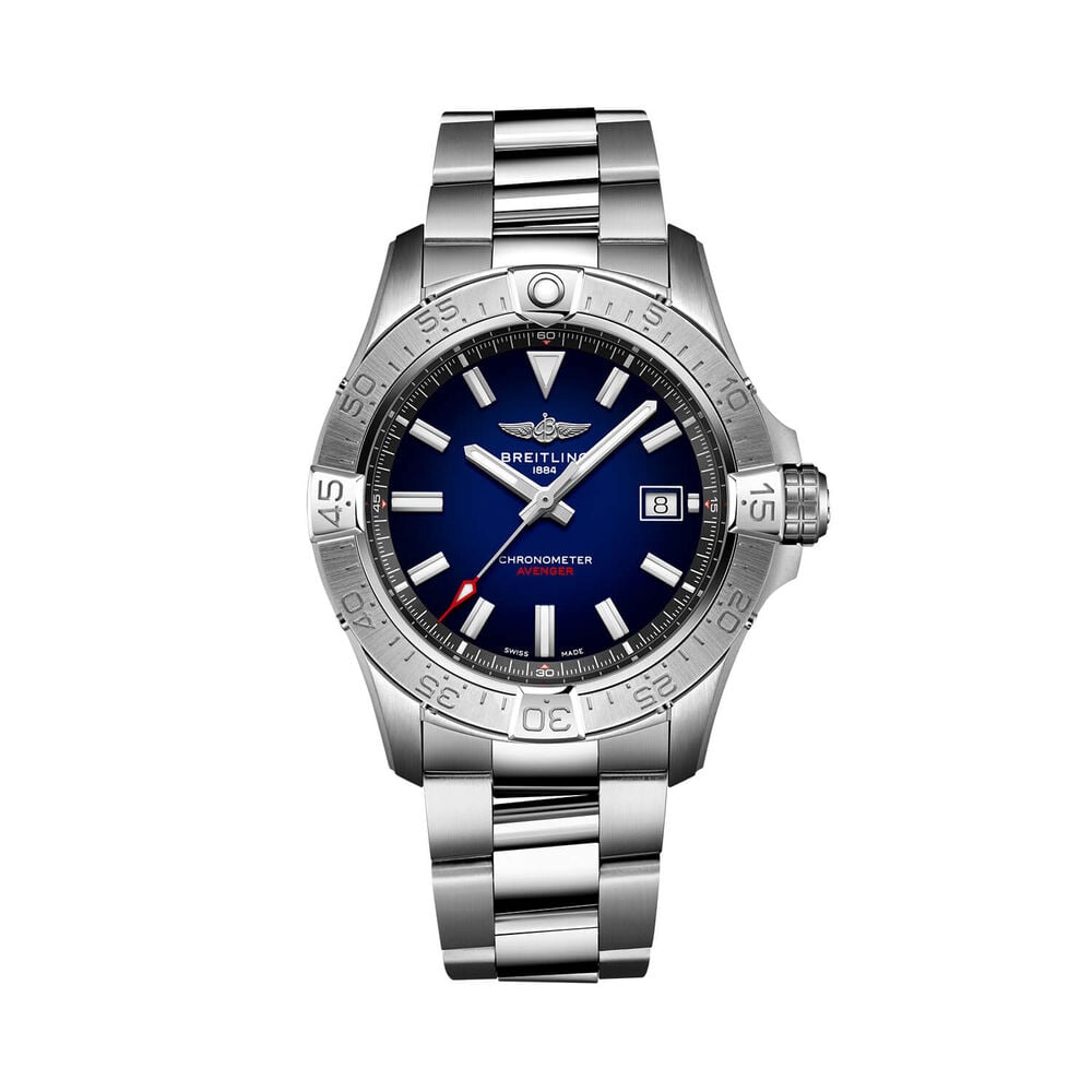 Breitling Avenger Automatic Wings Capsule 42mm Blue Gradient Dial Steel Bracelet Watch