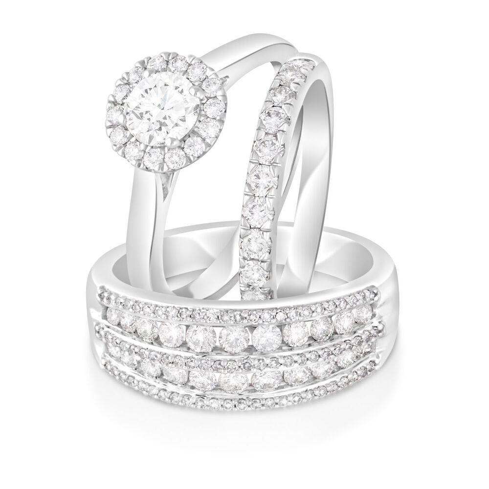 Timeless Diamonds Platinum 0.80 carat diamond halo engagement ring image number 8