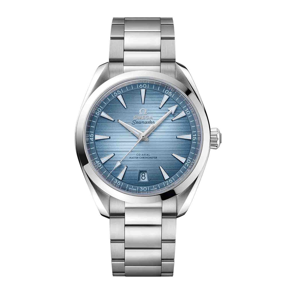 OMEGA Seamaster Aqua Terra 150M 41mm Summer Blue Dial Steel Bracelet Watch image number 0