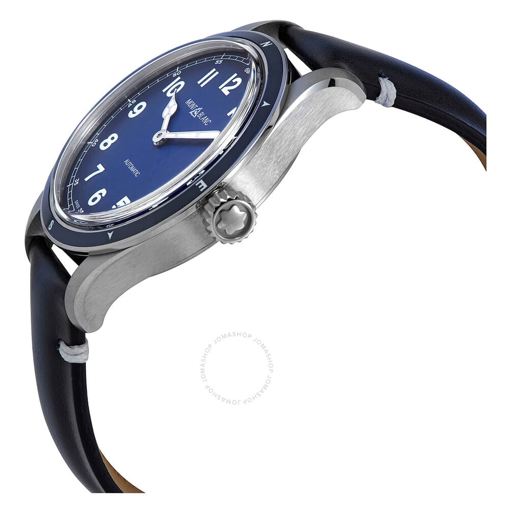 Montblanc 1858 Automatic 40mm Blue Dial & Strap Watch