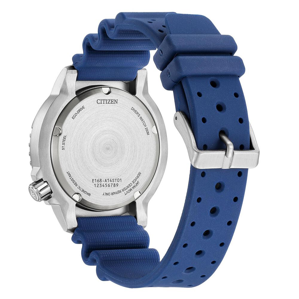 Citizen Promaster Diver Blue Dial Blue Strap Watch
