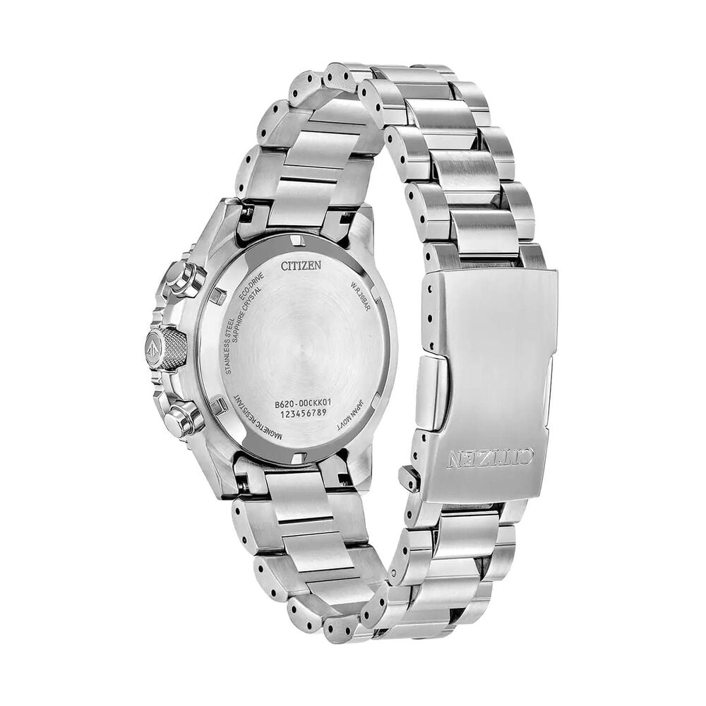 Citizen Promaster Air Navihawk 40mm Silver Dial Stainless Steel Bracelet Watch image number 2