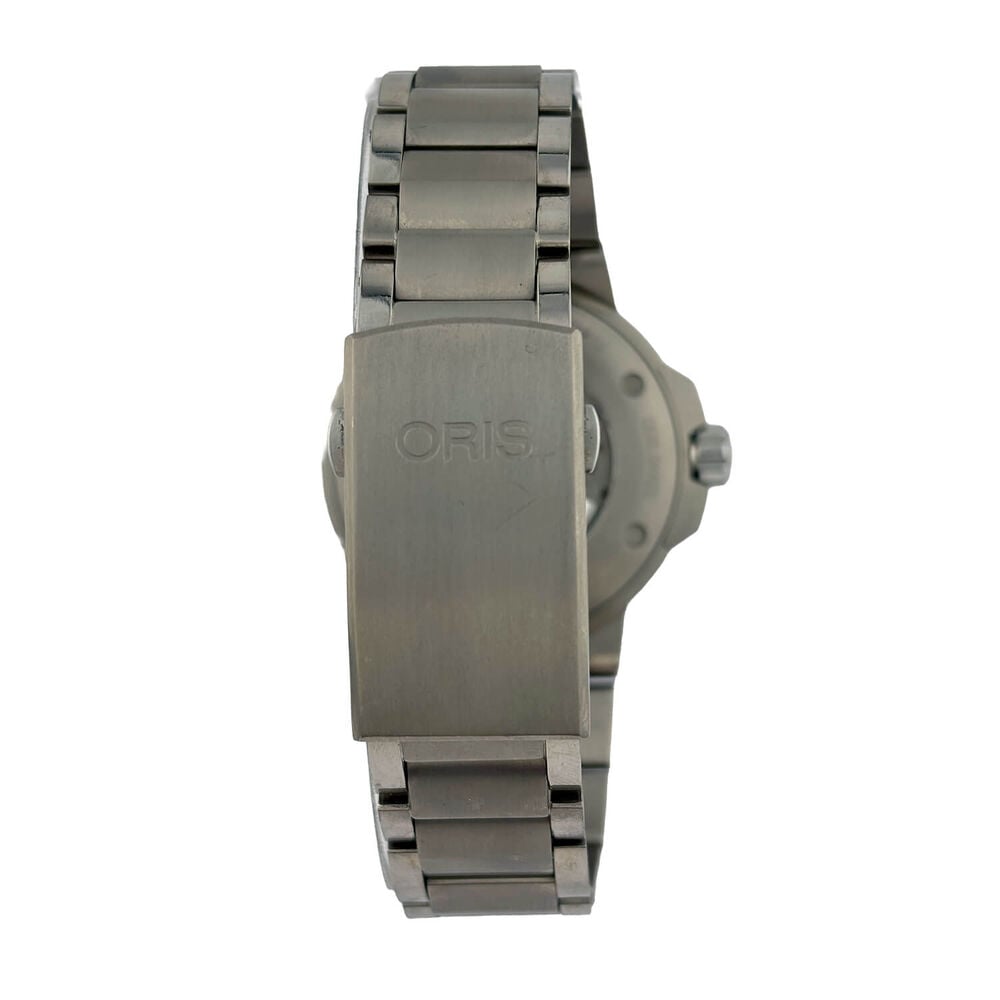 Pre-Owned Oris Aquis 43.5mm Silver Dial Titanium Bracelet Watch image number 3