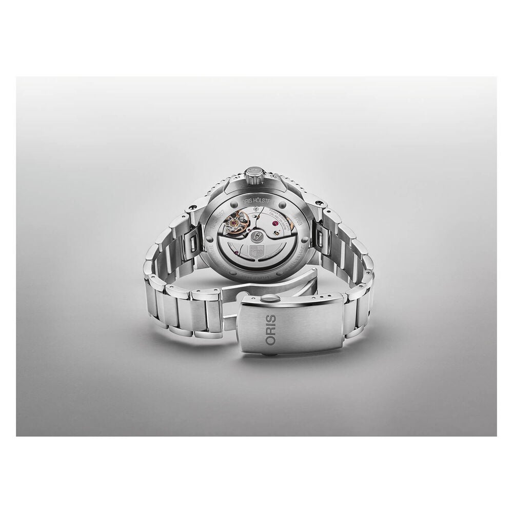 Oris Aquis Calibre 400 41.5mm Anthracite Black Bezel Steel Watch